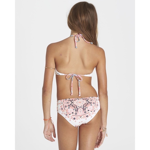 Billabong• Girls' Groovy Luv Hi Neck Swim Suit - Picture 12 of 13